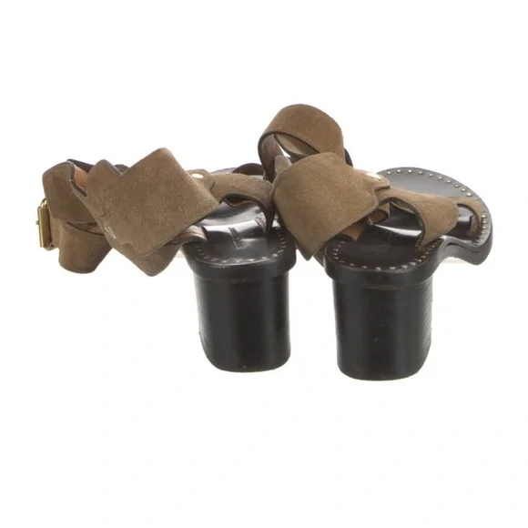 Isabel Marant Jarryn suede ankle strap sandals US7 FR38 - Picture 4 of 5